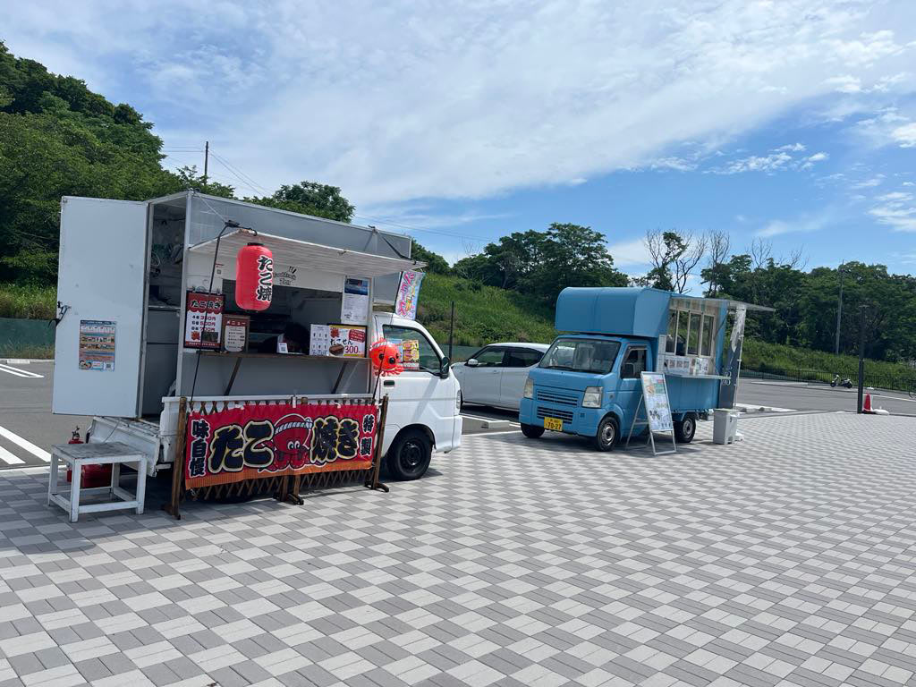 亀の瀬地すべり歴史資料室のキッチンカーの出店について